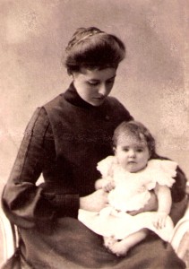 Gerda med dottern Stella