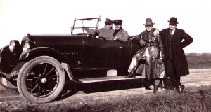 På väg till Halmstad 1925